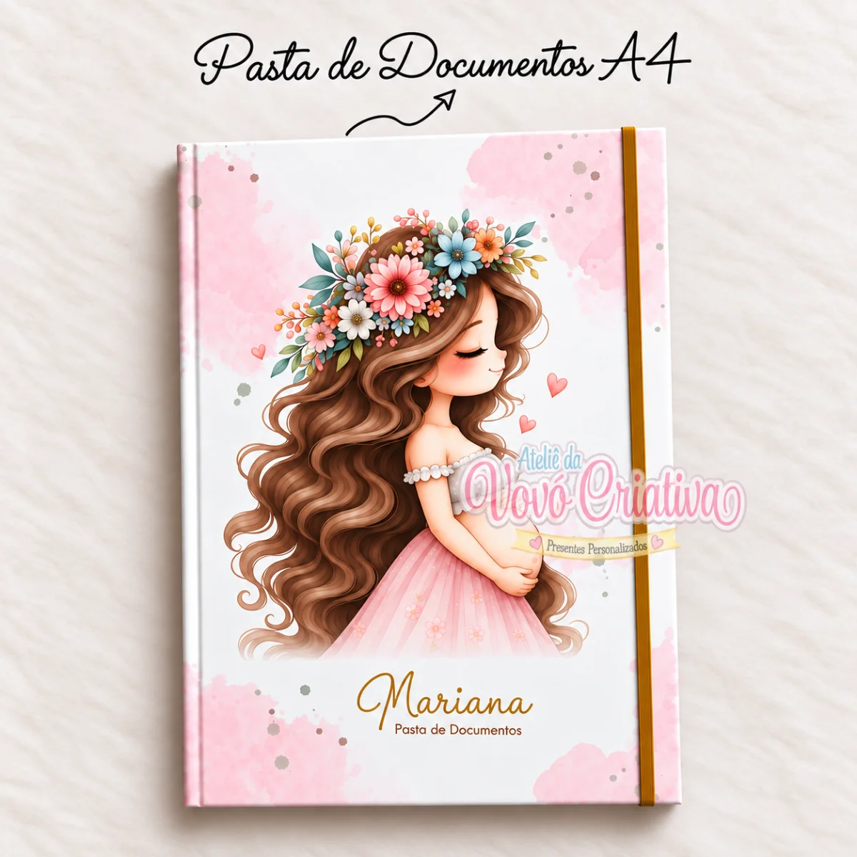 Pasta A4 Cartonada Personalizada-Morena